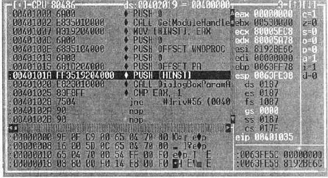  CPU  Turbo Debugger